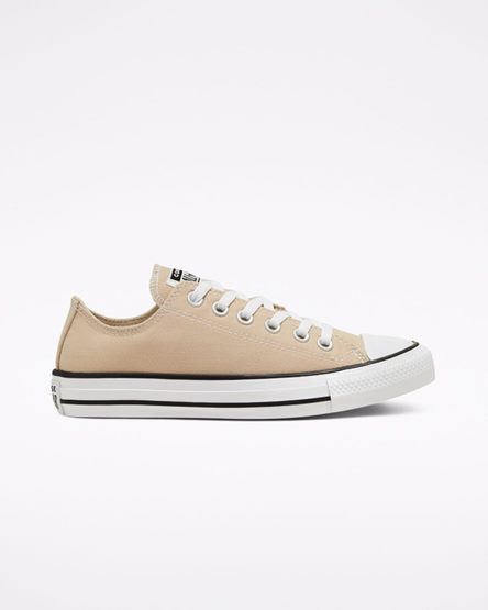 Men's Converse Chuck Taylor All Star Seasonal Color Low Top Shoes Farro Brown | AU 08615Q